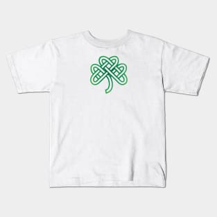 Celtic Knot Lucky Clover Kids T-Shirt